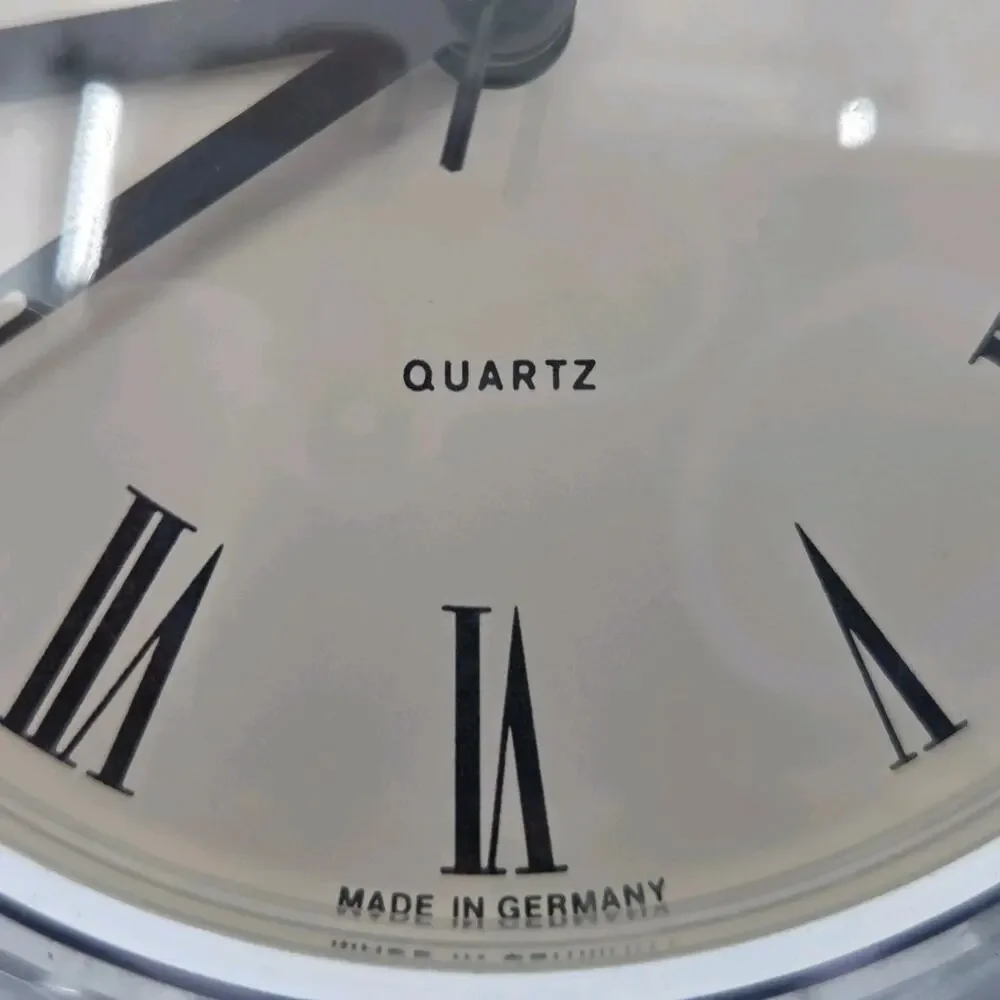 Mikasa Austria Crystal Quartz Desk Clock Art Deco Style Made in Germany Works